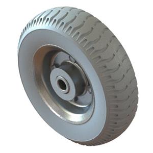 RODA BORRACHA MACIÇA ARO METÁLICO R105.24 10259