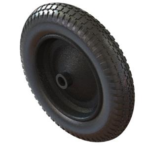 RODA BORRACHA MACIÇA ARO METÁLICO R105.26 10260 