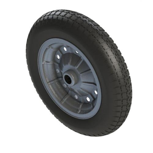 RODA BORRACHA COM C MARA ARO METÁLICO R106.04 01133 