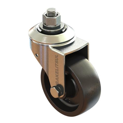 RODÍZIO GIRATÓRIO ROSCA LINHA LEVE 45 A 160KGF PP-GRLL 12586 