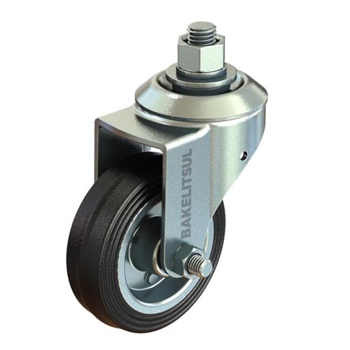 RODÍZIO GIRATÓRIO ROSCA LINHA LEVE 80 A 100KGF BR-GRLL 12659 