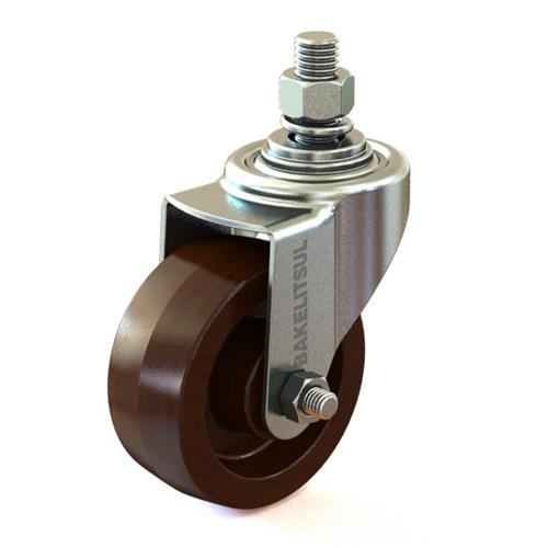 RODÍZIO FIXO ROSCA LINHA LEVE 100 A 200KGF CE-FRLL 12672 