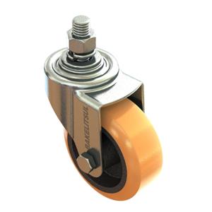 RODÍZIO FIXO ROSCA LINHA LEVE 80 A 250KGF FFPU-FRLL 12700 