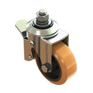 RODÍZIO GIRATÓRIO ROSCA LINHA LEVE TRAVA 80 A 250KGF FFPU-GRLLT 12734