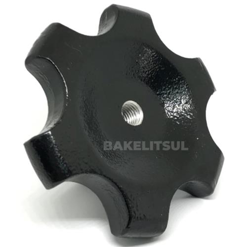 MANÍPULO DE ALUMÍNIO 105MM ROSCA INTERNA PASSANTE 07080 