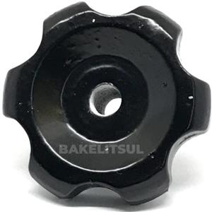 MANÍPULO DE ALUMÍNIO 70MM ROSCA INTERNA PASSANTE 07074 