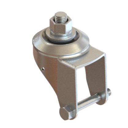 SUPORTE GIRATÓRIO INOX ROSCA LINHA LEVE  05034