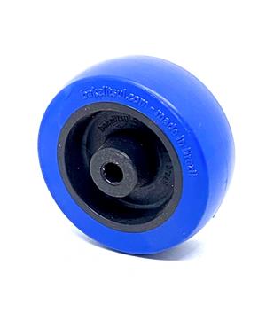 RODA PV PLÁSTICA LINHA LEVE ATÉ 125KGF AZUL 10267 F3 07795 