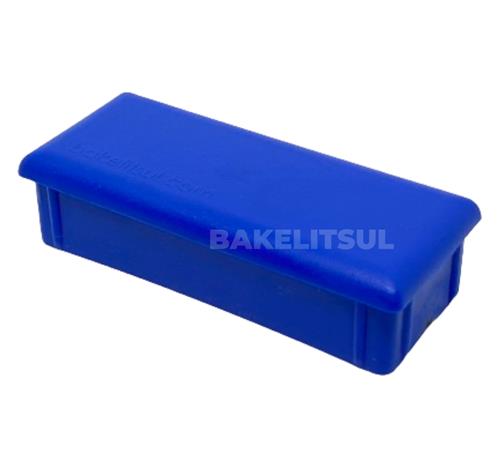 PONTEIRA TAMPA AZUL PARA TUBOS RETANGULARES 10720 