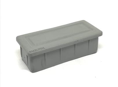 PONTEIRA ALTA CINZA  PARA TUBOS RETANGULARES 02807 