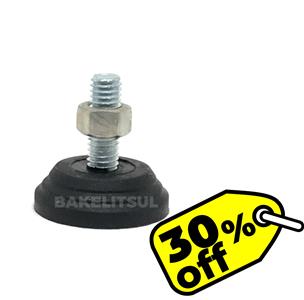 PÉ NIVELADOR ROSCA EXTERNA BASE 40 RÍGIDA - 30%OFF 04741 F3 1060 