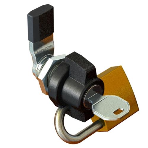 FECHO LINGUETA METÁLICO MANOPLA TRAVA P/ CADEADO E CHAVE FC-J91 08912