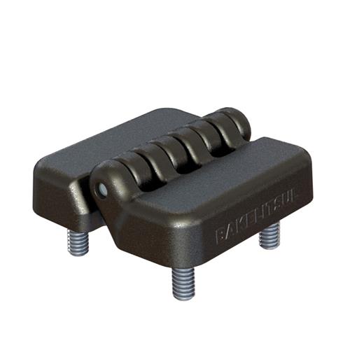 DOBRADIÇA PLÁSTICA ROSCA METÁLICA FIXA ABERTURA 180° DB-AEH1