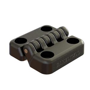 DOBRADIÇA PLÁSTICA ALOJAMENTO PARAFUSO SEXTAVADO INTERNO  12856 