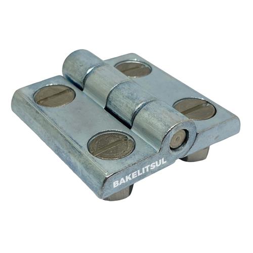 DOBRADIÇA METÁLICA INOX DB-D1 ZINCADA BRANCO DB-D1-ZINCADA