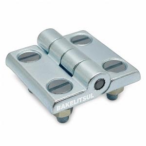 DOBRADIÇA METÁLICA INOX DB-D1 ZINCADA BRANCO 10278 
