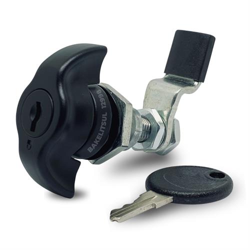 FECHO BORBOLETA ALTURA REGULÁVEL COM CHAVE E LINGUETA COM CAPA DE PROTEÇÃO 12995 