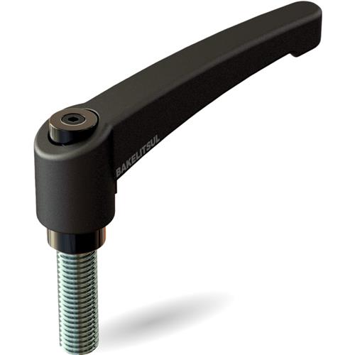 AJUSTADOR ALAVANCA TRAVA 120MM PLÁSTICA ROSCA EXTERNA-5/8" AJ-B2-120-5/8