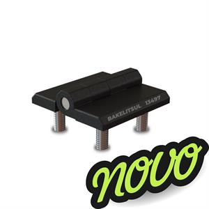 DOBRADIÇA METÁLICA 40X40 PINO INOX PARAFUSOS FIXOS 13497 