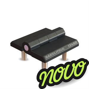 DOBRADIÇA METÁLICA 50X50 PINO INOX PARAFUSOS FIXOS 13498 