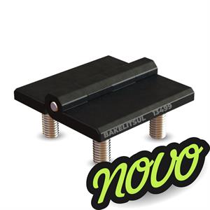 DOBRADIÇA METÁLICA 60X60 PINO INOX PARAFUSOS FIXOS 13499 