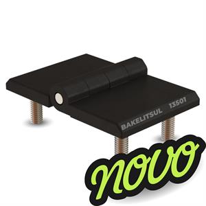 DOBRADIÇA METÁLICA 50X76 PINO INOX PARAFUSOS FIXOS 13501 