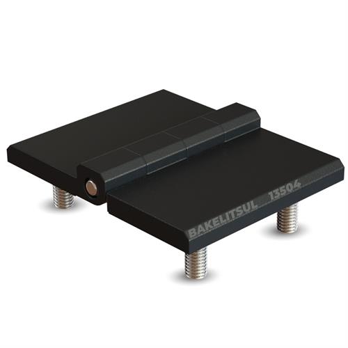 DOBRADIÇA METÁLICA 60X76 PINO INOX PARAFUSOS FIXOS DB-CEH6076