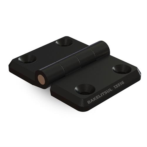 DOBRADIÇA METÁLICA 60X76 COM FUROS ESCAREADOS PINO INOX DB-EEH6076