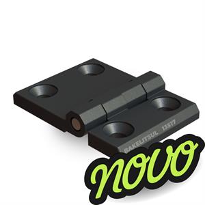 DOBRADIÇA METÁLICA 60X82 COM FUROS ESCAREADOS PINO INOX 13517 
