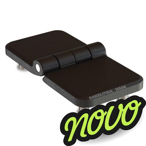 DOBRADIÇA METÁLICA 60X120 PINO INOX PARAFUSOS FIXOS DB-CEH60120