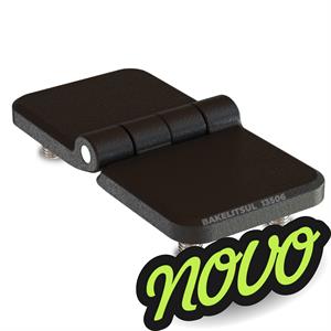 DOBRADIÇA METÁLICA 60X120 PINO INOX PARAFUSOS FIXOS 13506 