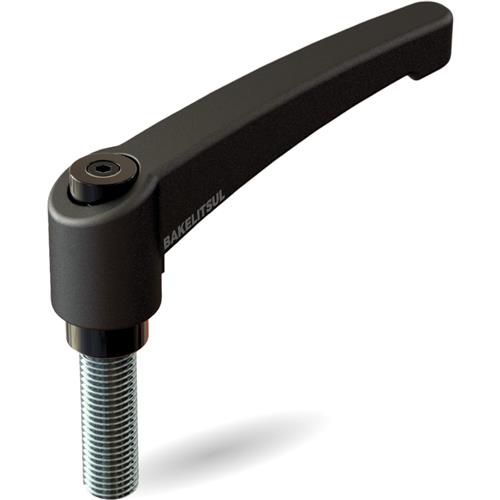 AJUSTADOR ALAVANCA TRAVA 120MM PLÁSTICA ROSCA EXTERNA M16 09309 