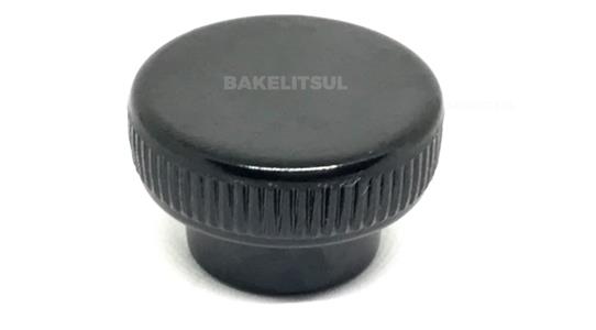 MANÍPULO REDONDO DE BAQUELITE ROSCA INTERNA EM LATÃO 00841 