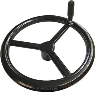 VOLANTE 3 RAIOS DE ALUMÍNIO COM CABO GIRATÓRIO 09760 F3 07278 