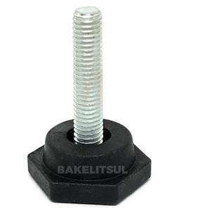 PÉ NIVELADOR ROSCA EXTERNA BASE 29 SEXTAVADA RÍGIDA  11103 F3 08260