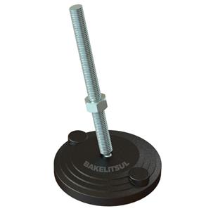 PÉ NIVELADOR ARTICULADO N2 BASE 100 M12 05266 F3 02173 