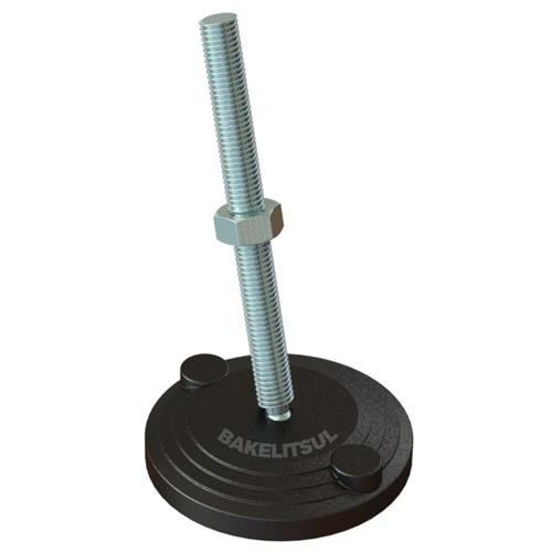 PÉ NIVELADOR ARTICULADO ANTI VIBRAÇÃO N2 BASE 100 M14 05570 F3 02869
