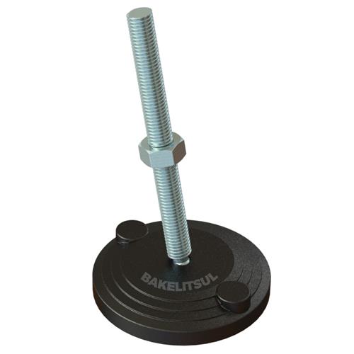 PÉ NIVELADOR ARTICULADO ANTI VIBRAÇÃO N2 BASE 100 M16 05581 F3 02880 