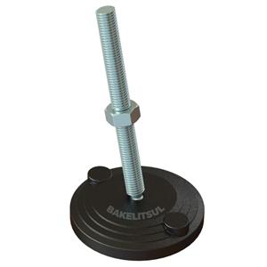 PÉ NIVELADOR ARTICULADO ANTI VIBRAÇÃO N2 BASE 100 M16 05581 F3 02880 