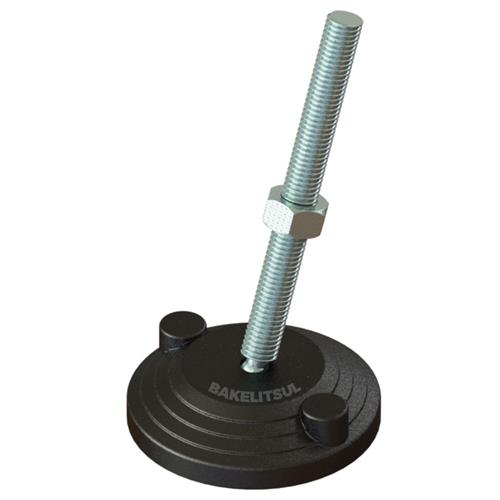 PÉ NIVELADOR ARTICULADO N2 BASE 80 M12 05244 F3 02151 