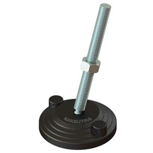 PÉ NIVELADOR ARTICULADO N2 BASE 80 M12 05244 F3 02151 