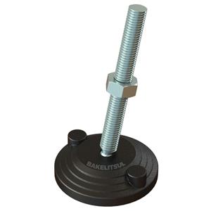 PÉ NIVELADOR ARTICULADO ANTI VIBRAÇÃO N2 BASE 80 M16 07257 F3 04810 