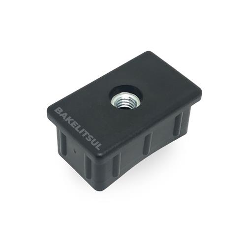 PONTEIRA COM ROSCA INTERNA PARA TUBOS RETANGULARES 11748 