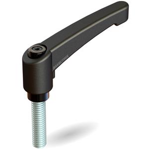 AJUSTADOR ALAVANCA TRAVA 100MM PLÁSTICA ROSCA EXTERNA 1/2" 09113 