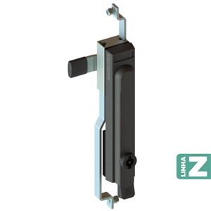 MAÇANETA CREMONA ESCAMOTEÁVEL COM LINGUETA MF-ZK 08006 