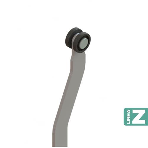 VARETA PLANA COM ROLDANA Ø17MM PARA TRAVAMENTO MULTIPONTOS LINHA Z 12262