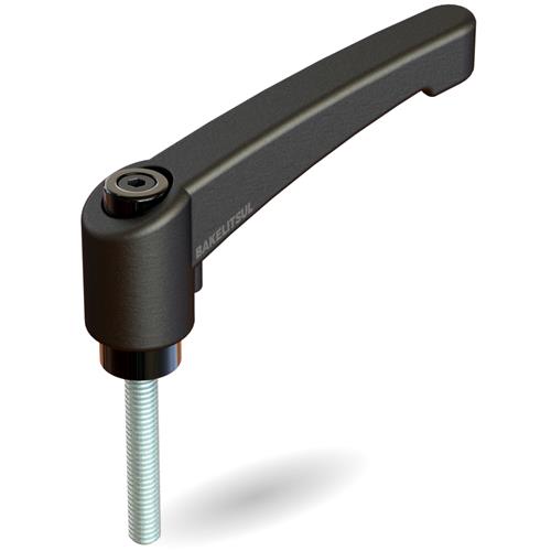 AJUSTADOR ALAVANCA TRAVA 100MM PLÁSTICA ROSCA EXTERNA 5/16" 09077