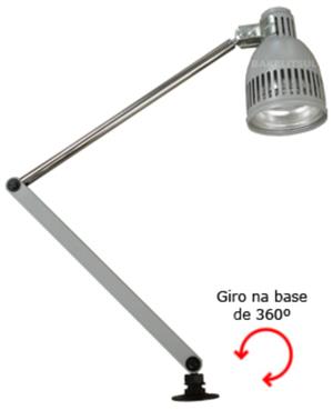 LUMINÁRIA FLEXÍVEL ARTICULADA PARA MÁQUINAS LB-FLA5 04363 