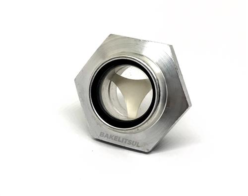 VISOR DE NÍVEL DE ÓLEO SEXTAVADO DE ALUMÍNIO LB-GN743 02319