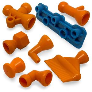 BICOS E CONECTORES PARA FLEXÍVEL PLÁSTICO MODELO J1 03709 